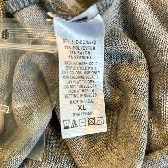 Como Vintage Animal Print Cheetah Super Soft Knit Dress NWT XL - Picture 7 of 7